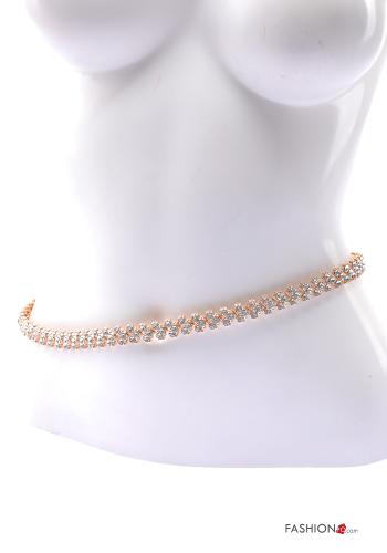 Cintura regolabile con strass - ph 3