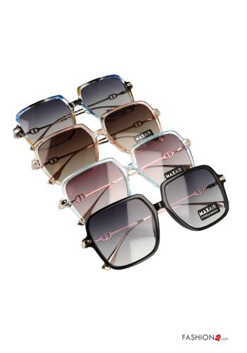 Pack de 12 piezas Gafas de Sol cuadradas con cristales degradados - ph 1