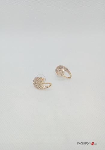 Brincos com strass - ph 1