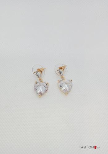 Brincos com strass - ph 1