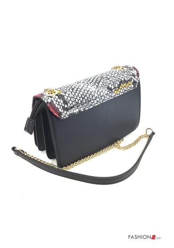 Bag  with buttons with zip with pockets Python print - ph 2