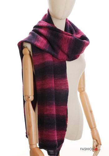 Écharpe en Mohair Imprimé à rayures