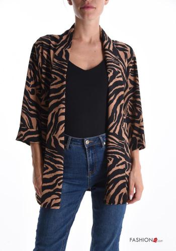 Tiermuster Jacke 3/4 ärmel - ph 1