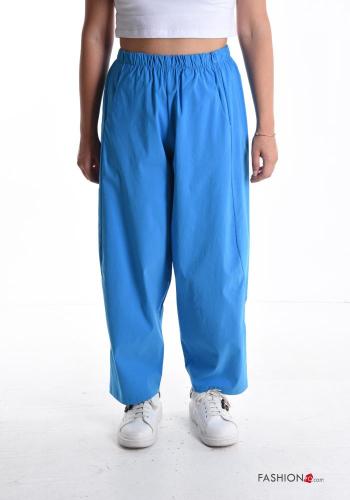 oversized Trousers with pockets with elastic