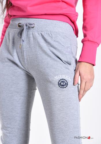 Pantalone sportivo in Cotone con tasche - ph 4