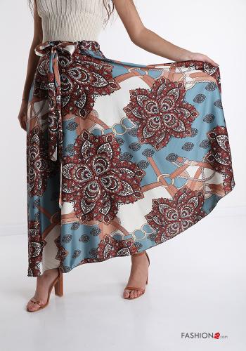 Gonna  con fiocco Fantasia jacquard - ph 1