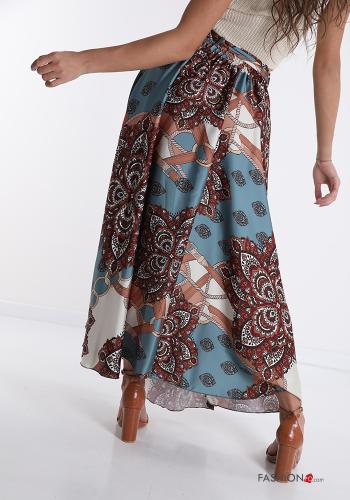 Gonna  con fiocco Fantasia jacquard - ph 2