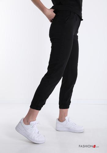 Pantalone sportivo in Cotone con tasche con bottoni con zip - ph 3