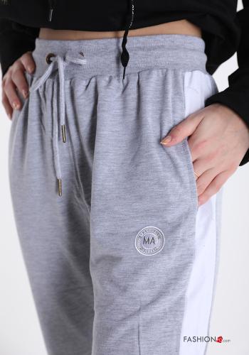 Pantalone sportivo in Cotone con tasche con fiocco - ph 4