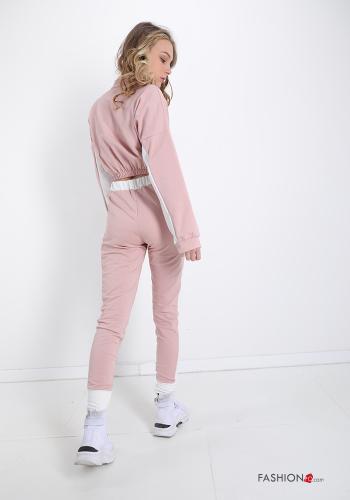 Tuta sportiva in Cotone  con zip - ph 2