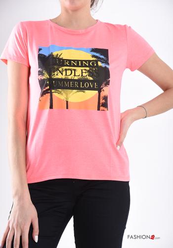 Patterned Cotton T-shirt - ph 1