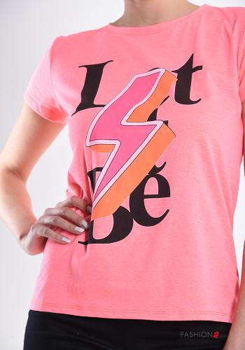 T-shirt in Cotone Fantasia stampata - ph 4