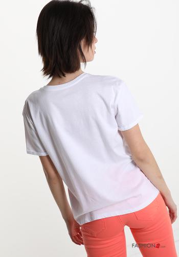 Patterned Cotton T-shirt - ph 2