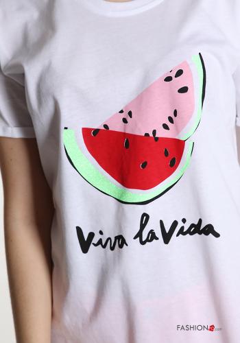 Patterned Cotton T-shirt - ph 4