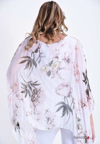 Tunic in Silk Floral print - ph 2