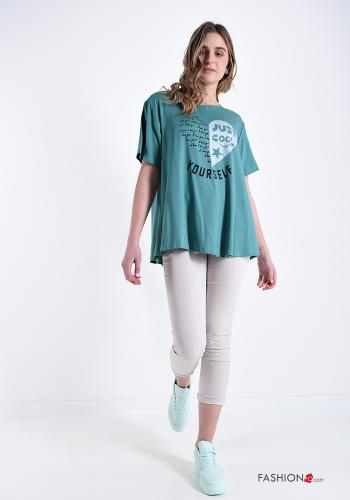 T-shirt with lettering print - ph 5