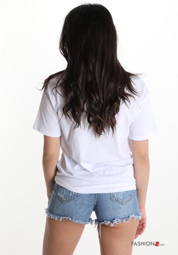 T-shirt in Cotone Fantasia luoghi e paesi - ph 2