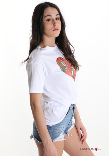 T-shirt in Cotone Fantasia luoghi e paesi - ph 3