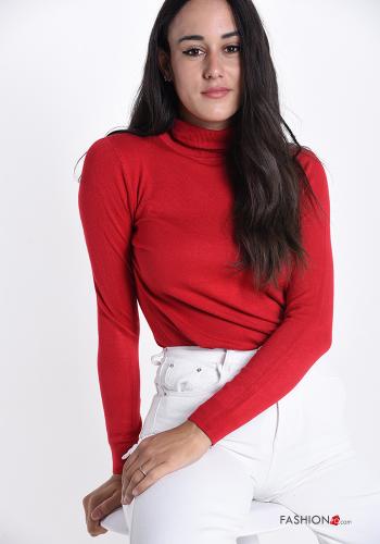 Pull à Col Roulé Casual