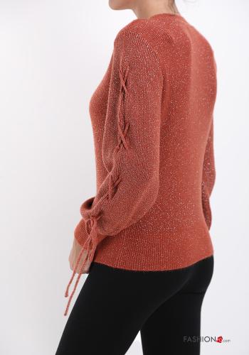 Maglione lurex con fiocco - ph 3