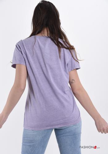 T-shirt en Coton Tissu imprimé - ph 2