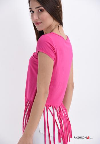 T-shirt avec collier à franges - ph 2
