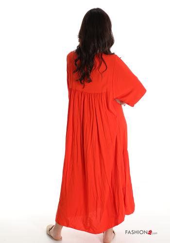 Kleid mit Volants mit V-Ausschnitt - ph 2