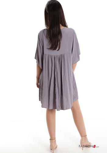 Kleid mit Volants mit V-Ausschnitt - ph 2