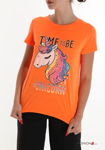 Patterned Cotton T-shirt - ph 1