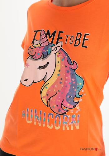 Patterned Cotton T-shirt - ph 4