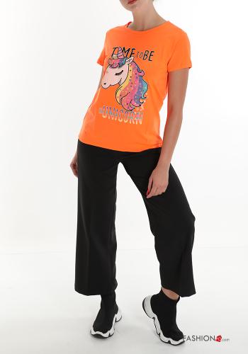 Patterned Cotton T-shirt - ph 5