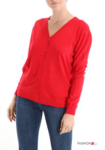Cardigan con bottoni