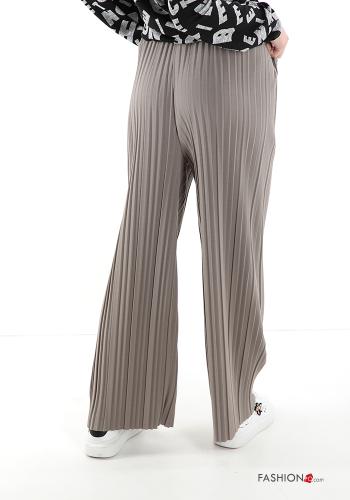 pleated Trousers with bow - ph 2