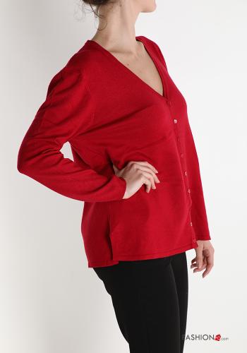 Cardigan con bottoni scollo a V - ph 3