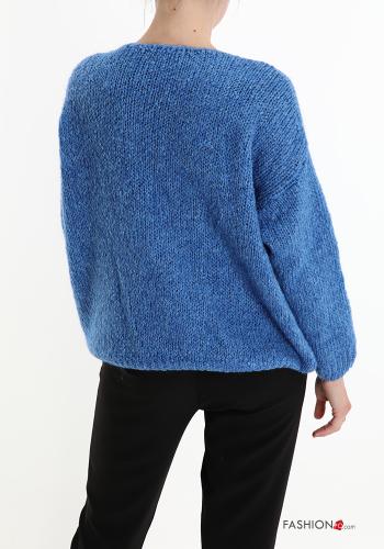 Pull en Mohair à col en V - ph 2