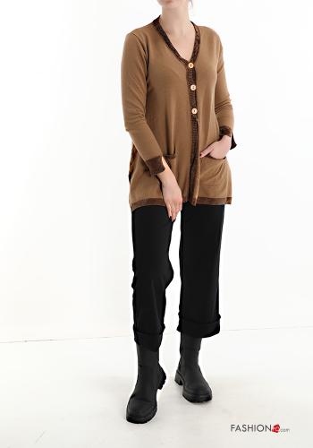 Cardigan with buttons with pockets - ph 5
