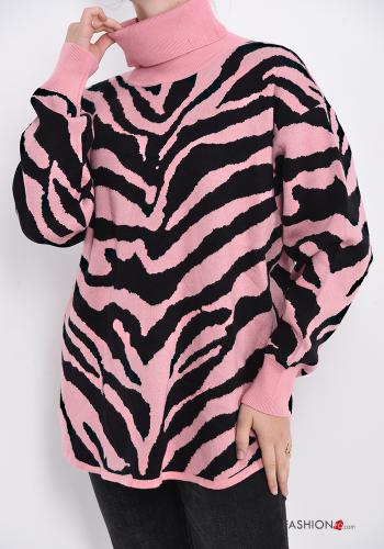 Animal print Sweater Rollneck - ph 1