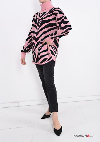 Animal print Sweater Rollneck - ph 5