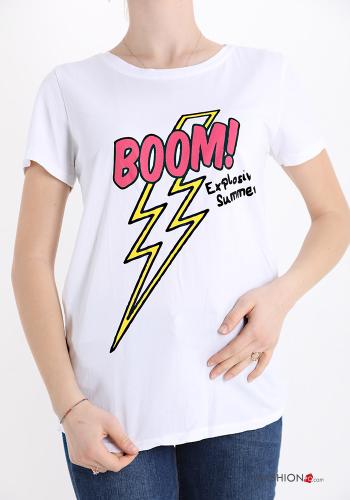 Patterned Cotton T-shirt - ph 1