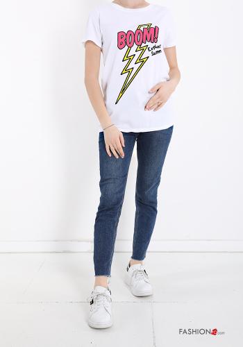 Patterned Cotton T-shirt - ph 5