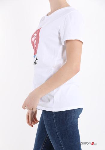 T-shirt in Cotone Fantasia stampata - ph 3