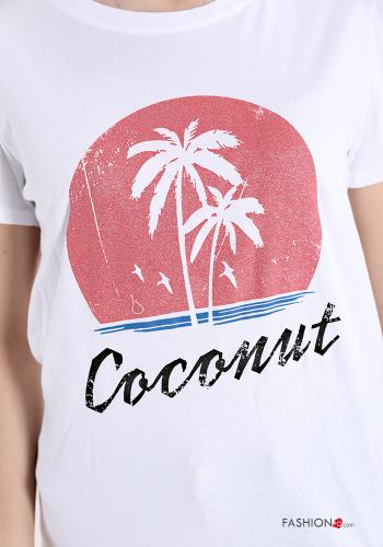 T-shirt in Cotone Fantasia stampata - ph 4