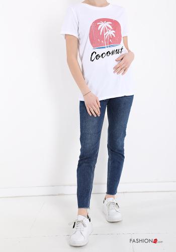 T-shirt in Cotone Fantasia stampata - ph 5