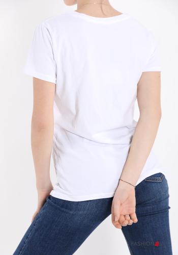 Patterned Cotton T-shirt - ph 2