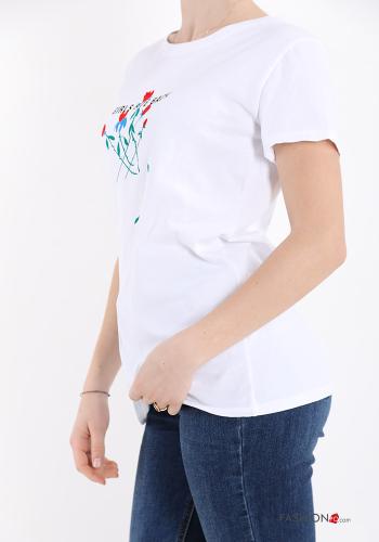 Patterned Cotton T-shirt - ph 3