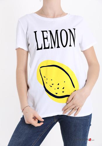 T-shirt in Cotone Fantasia stampata - ph 1