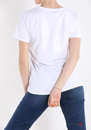 T-shirt in Cotone Fantasia stampata - ph 2
