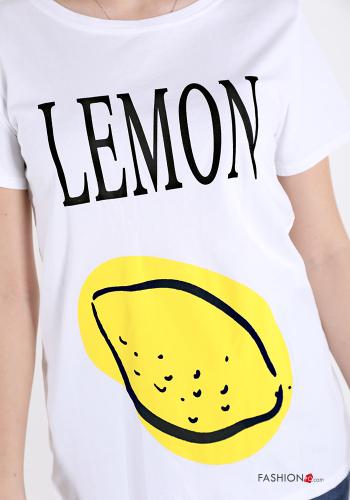 T-shirt in Cotone Fantasia stampata - ph 4