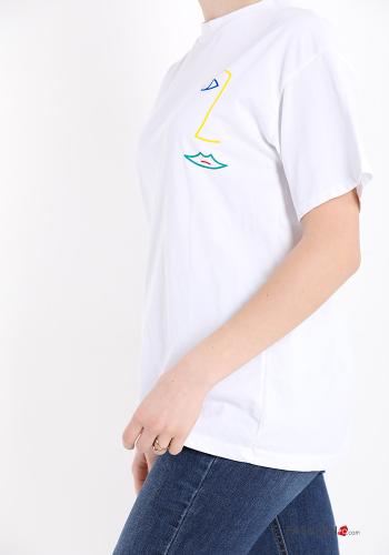 T-shirt in Cotone Fantasia stampata - ph 3