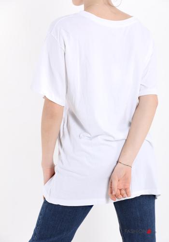 Patterned Cotton T-shirt - ph 2